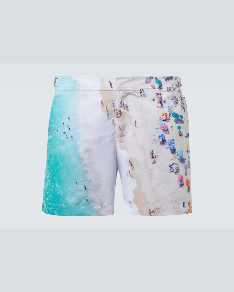 Orlebar Brown X Gray Malin Badeshorts Bulldog Multicolor