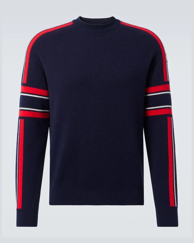 FUSALP Skipullover Spectavia aus Wolle und Kaschmir Blau