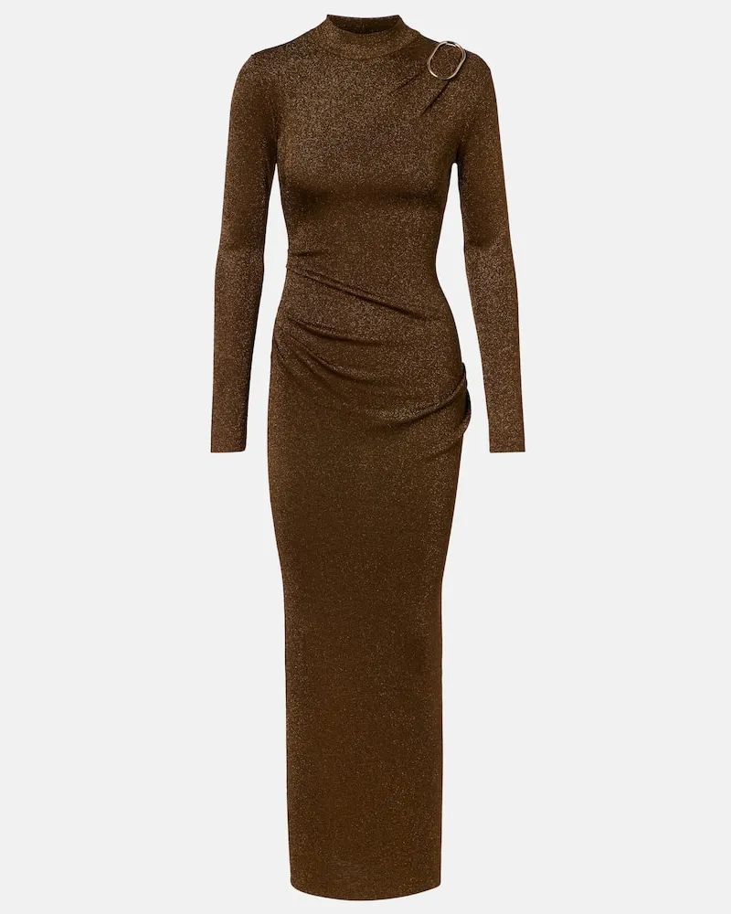 Roland Mouret Maxikleid aus Strick Grün