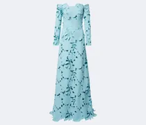 Off-Shoulder Robe aus Guipure-Spitze