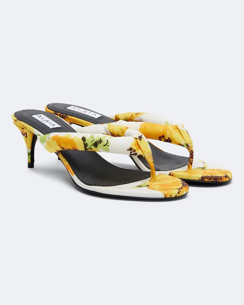 Alaïa Alaïa Sandalen Gelb