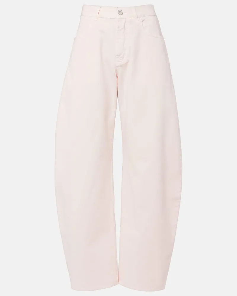 Alaïa Alaïa Barrel Jeans Rosa