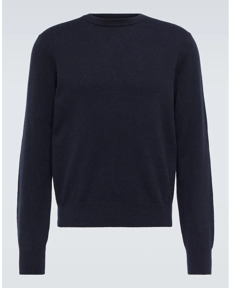 The Row Pullover Benji aus Kaschmir Blau