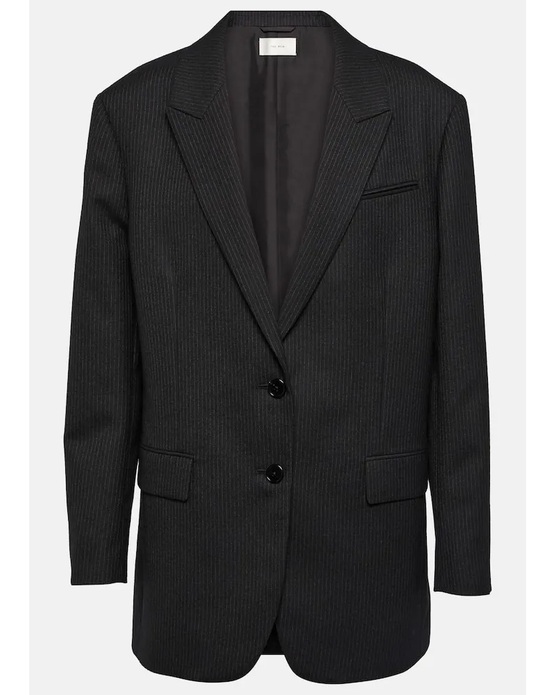 The Row Blazer aus Schurwolle Schwarz