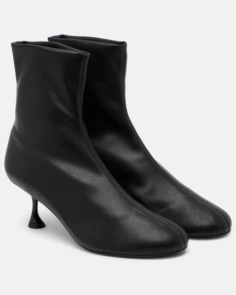 Proenza Schouler Ankle Boots Bronco aus Leder Schwarz