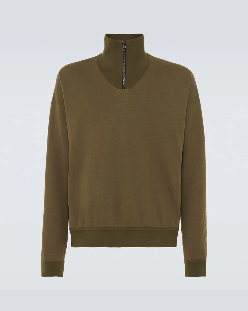 Loro Piana Pullover aus Baumwolle und Kaschmir Grün