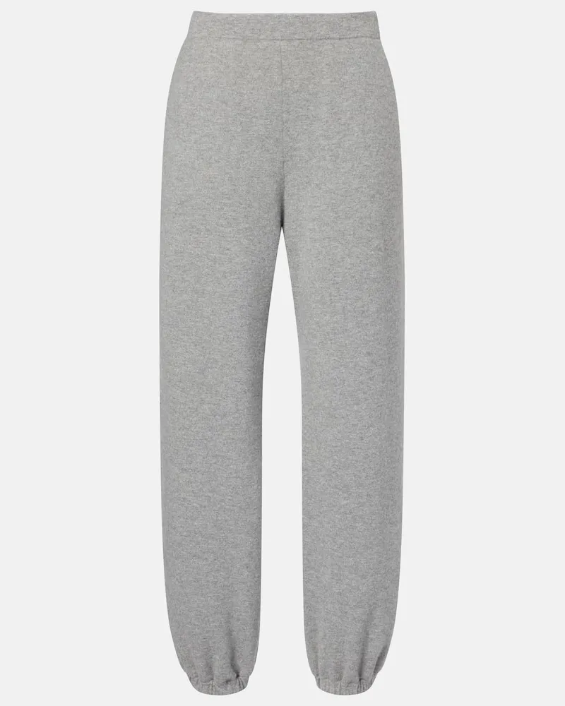 The Row Jogginghose Liyana aus Kaschmir Grau