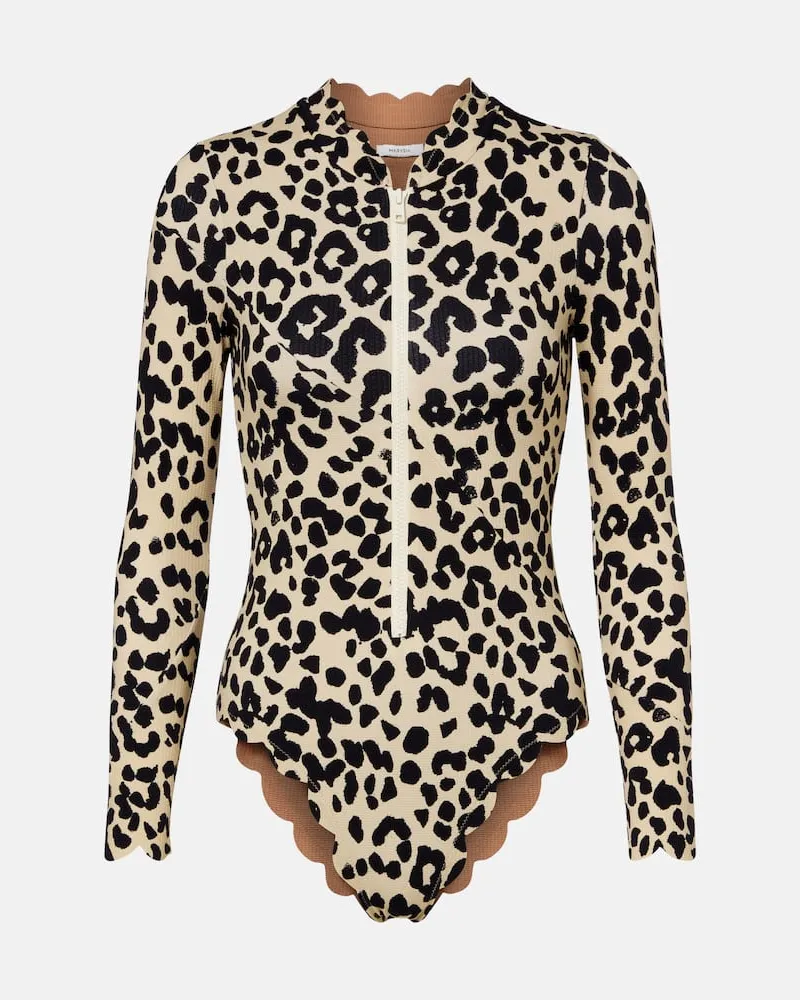 Marysia Bedruckter Rashguard Northsea Gelb