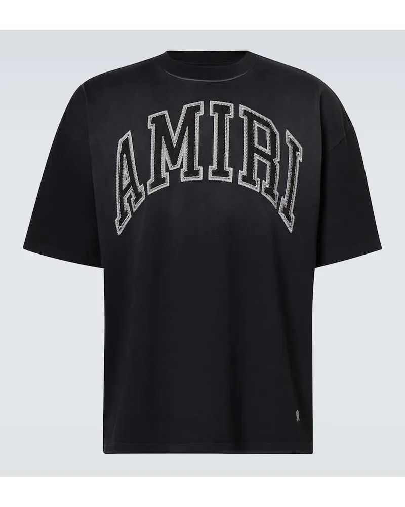 Amiri T-Shirt aus Baumwolle Schwarz