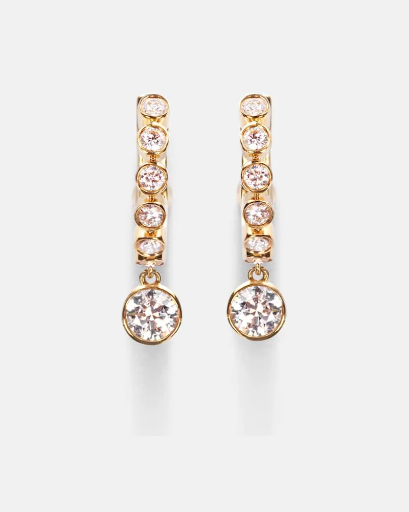 ANITA KO Ohrringe Melrose aus 18kt Gelbgold mit Diamanten Gold