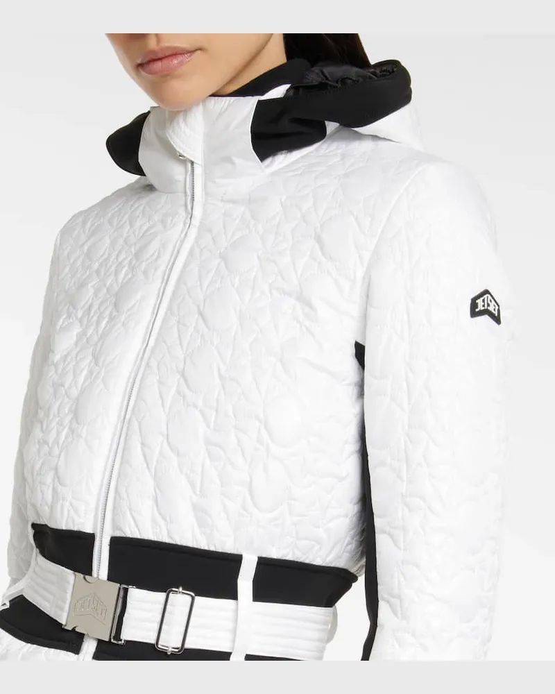 Skijacke Jetset Skimode Damen Pelz Daunenjacke Damen Halblang Pelz