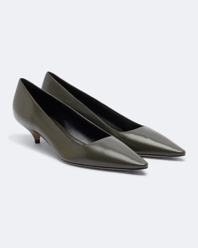 The Row Pumps Liisa aus Leder Grün