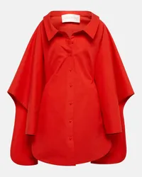 Valentino Garavani Minikleid aus Baumwolle Rot