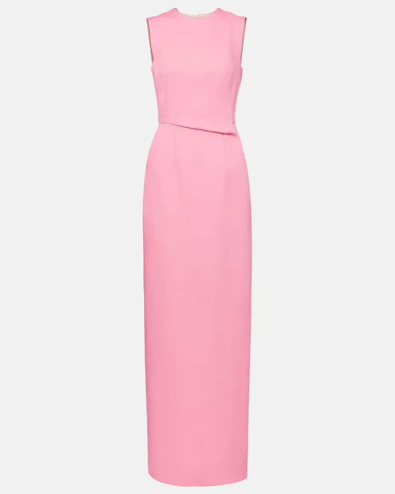 EMILIA WICKSTEAD Robe Juulia aus Crêpe Rosa