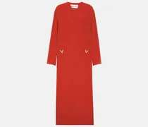 Midikleid VGold aus Seide