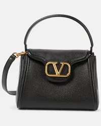 Valentino Garavani Tote Alltime Medium aus Leder Schwarz