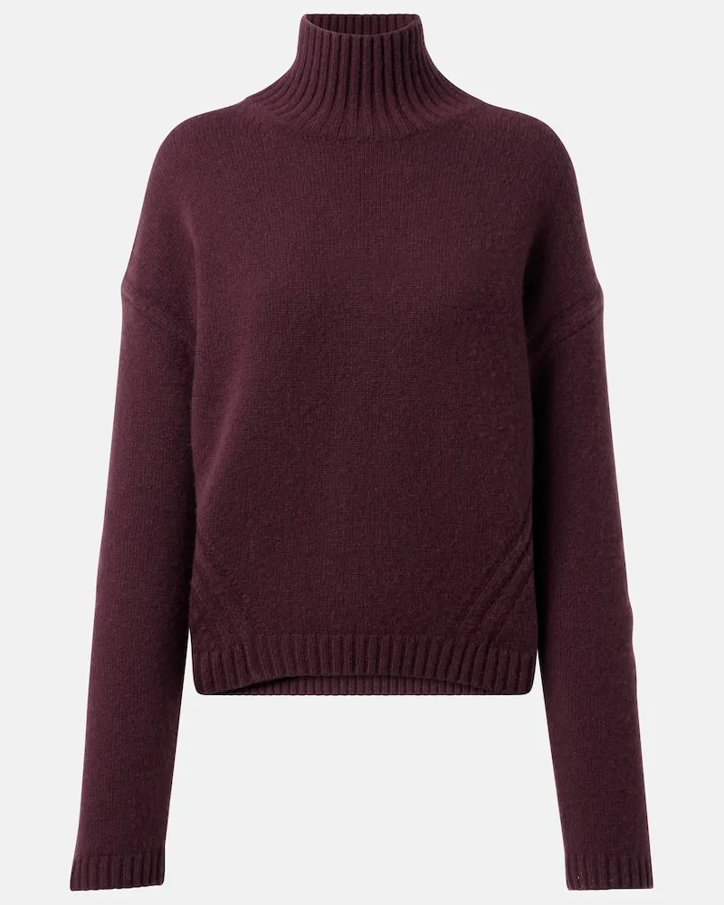 Joseph Rollkragenpullover aus Kaschmir Burgund