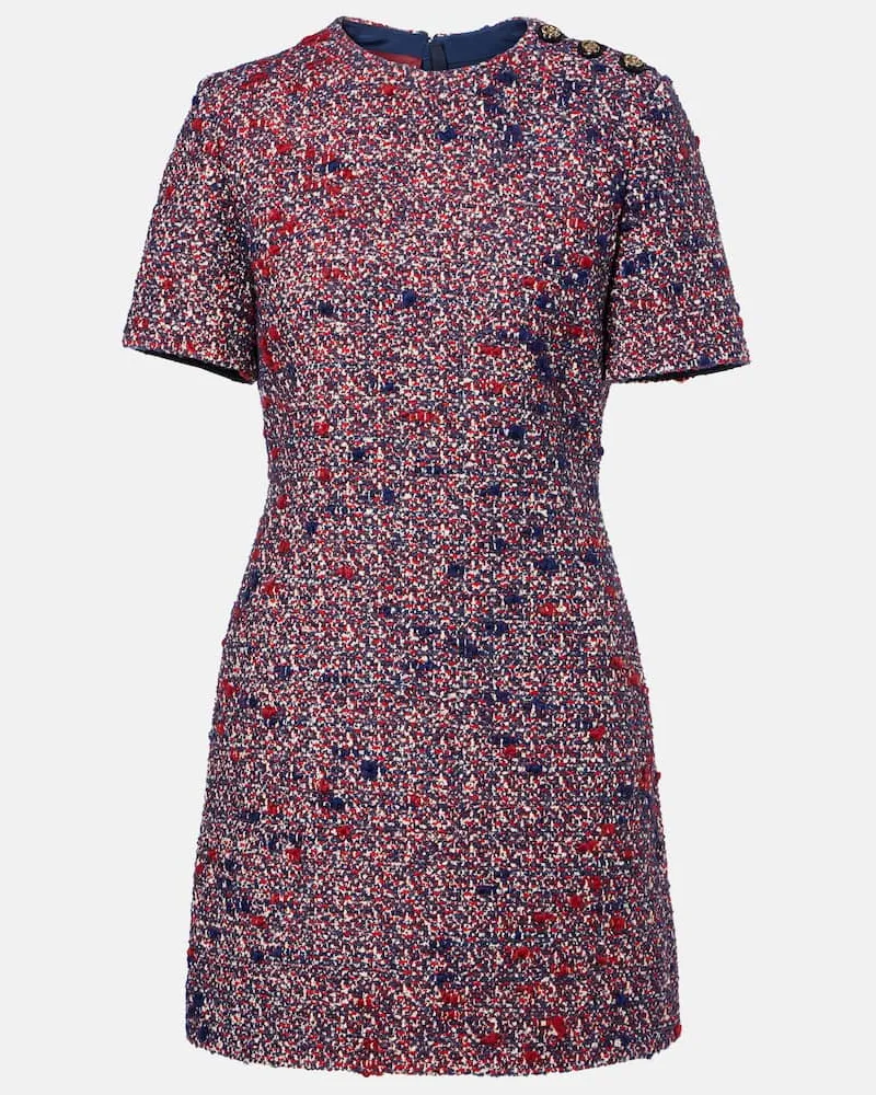Gucci Minikleid aus Tweed Rot