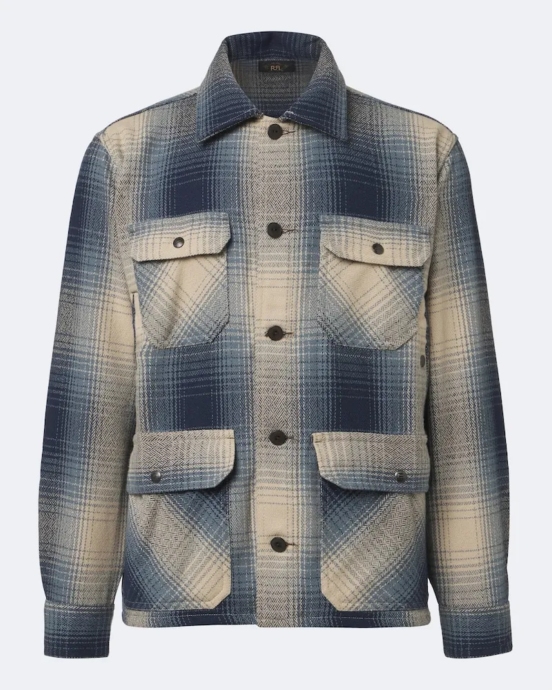 RRL Hemd aus Wolle Multicolor