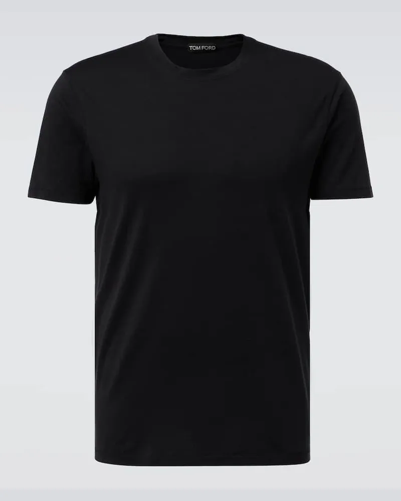 Tom Ford T-Shirt aus Jersey Schwarz