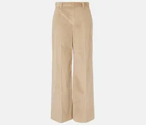 Weite High-Rise Hose aus Cord