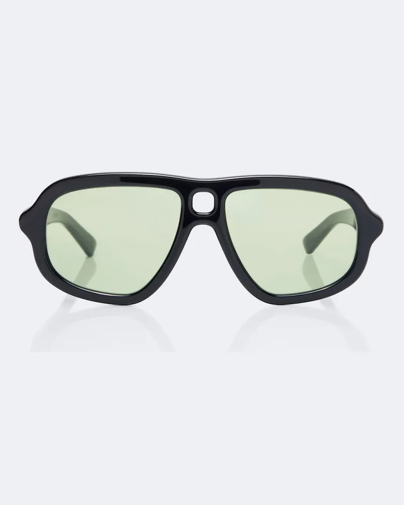 Bottega Veneta Aviator-Sonnenbrille Sophia Ribbon Schwarz