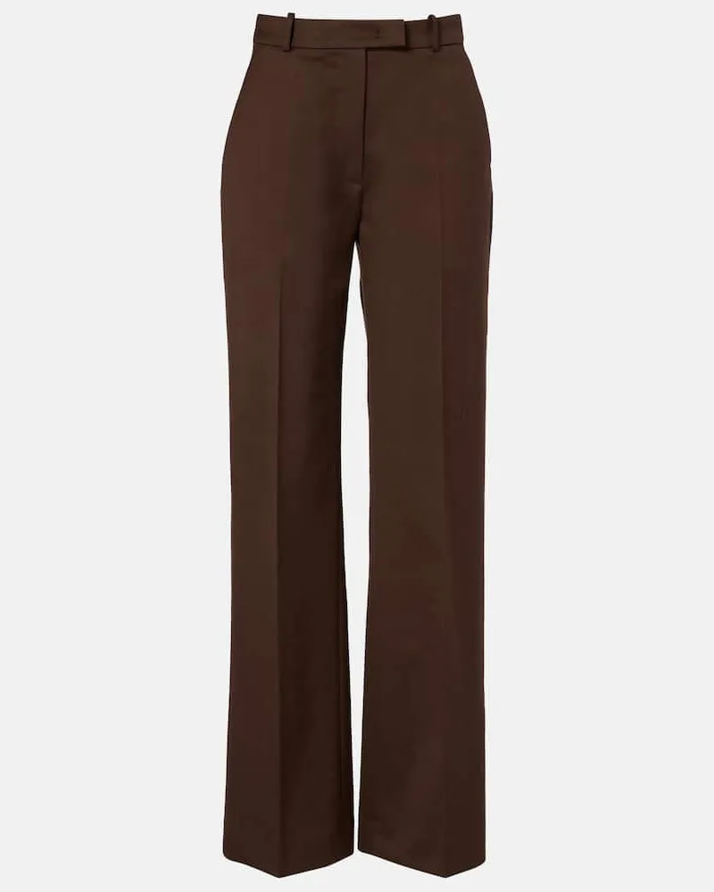 FRANKIE Shop Gerade Hose Lenora Braun