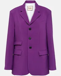 PLAN C Blazer aus Cady Lila