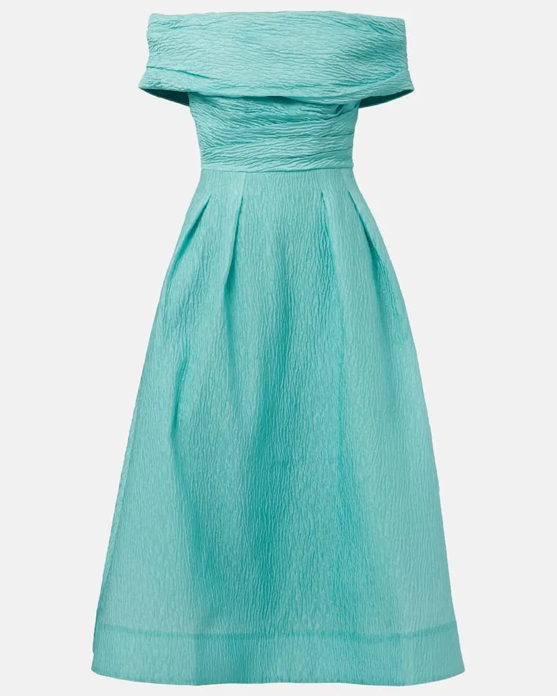 Rebecca Vallance Off-Shoulder-Midikleid Adalyn Blau