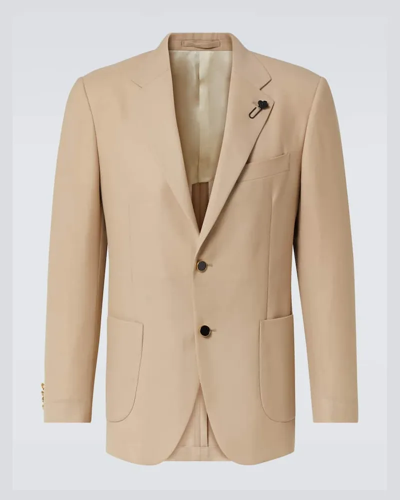 LARDINI Blazer aus Wolle Beige