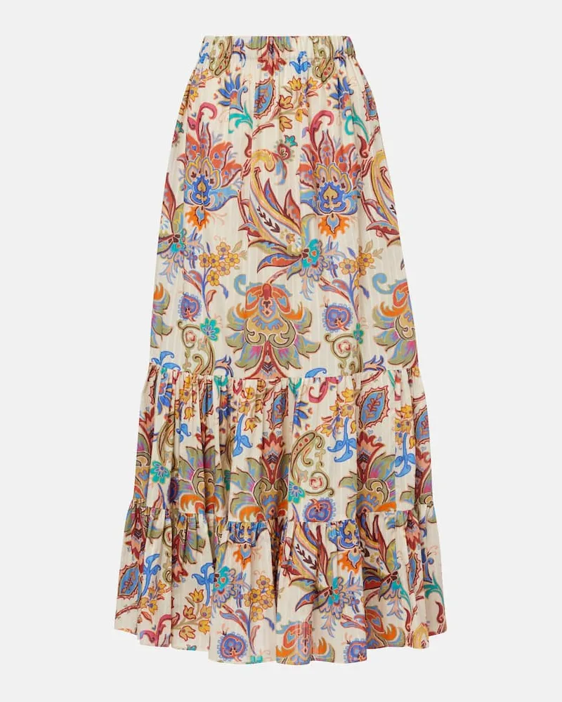 Etro Maxirock aus Baumwolle Multicolor