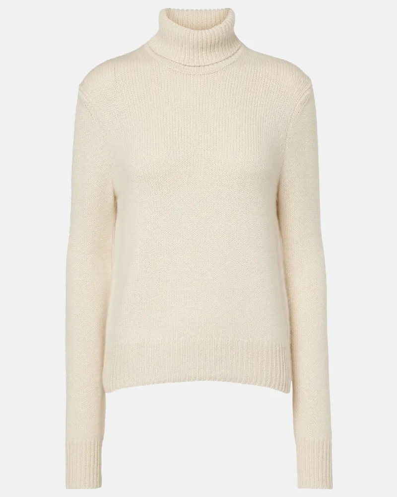 Gabriela Hearst Rollkragenpullover Madden aus Kaschmir Weiß
