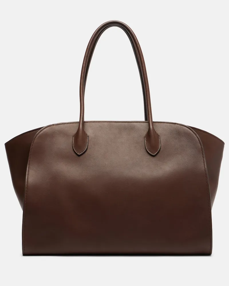 The Row Tote Bag Marlo 17 aus Leder Braun