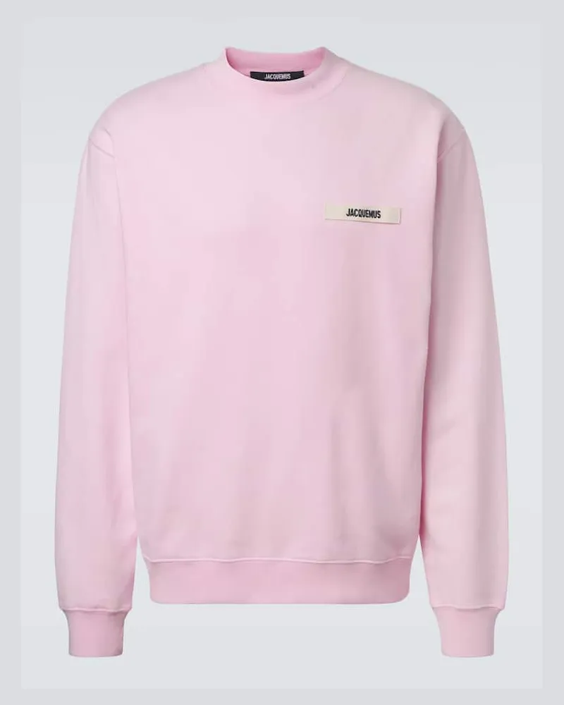 Jacquemus Sweatshirt aus Baumwolle Rosa