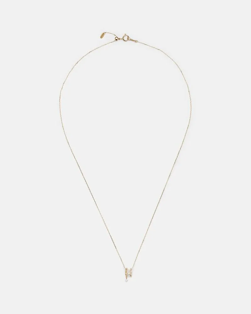 PERSEE Persée Halskette Zéus aus 18kt Gelbgold mit Diamanten Gold