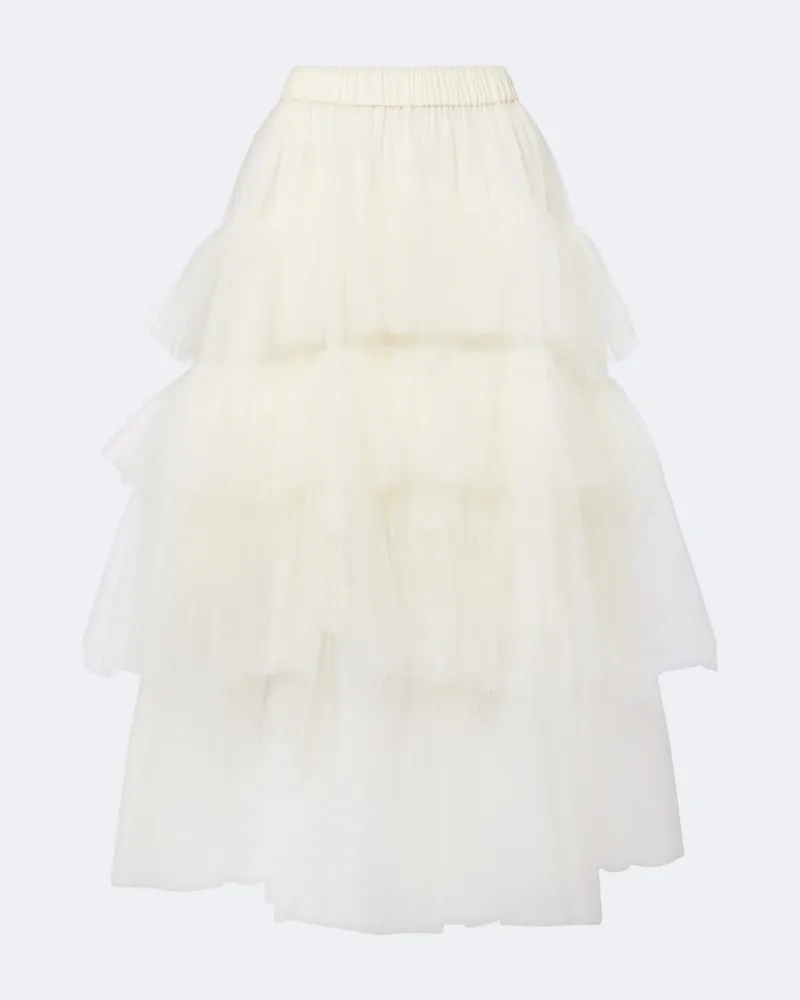 Simone Rocha Midirock aus Tüll Weiß