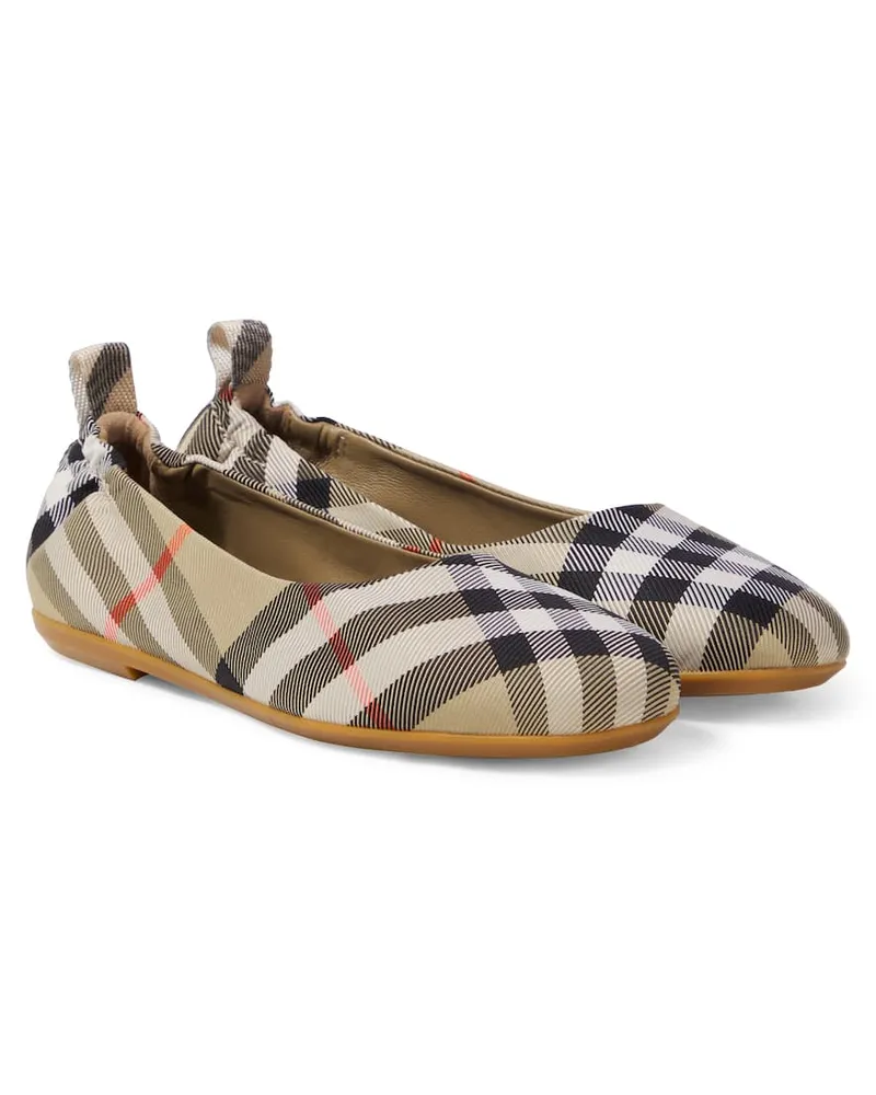 Burberry Ballerinas Burberry Check Beige