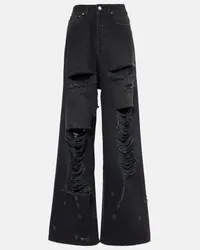 VETEMENTS Wide-Leg Jeans Big Shape Schwarz