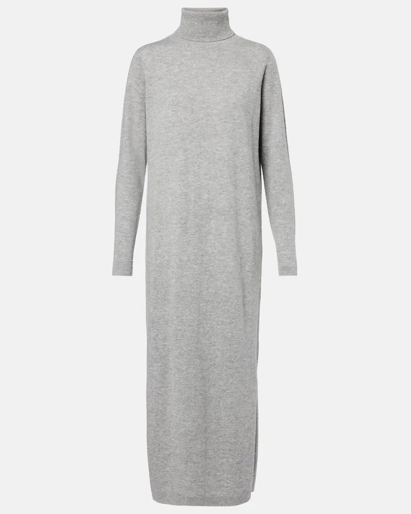 Jardin des Orangers Pulloverkleid aus Wolle und Kaschmir Grau