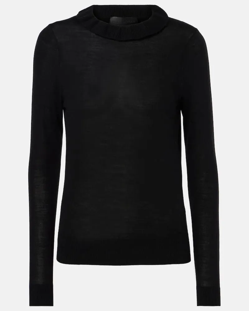Nili Lotan Pullover Bobbie aus Wolle Schwarz