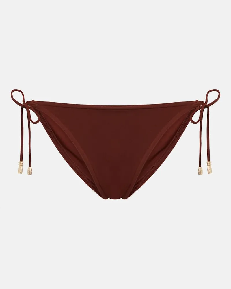Eres Verziertes Bikini-Höschen Exquise Braun