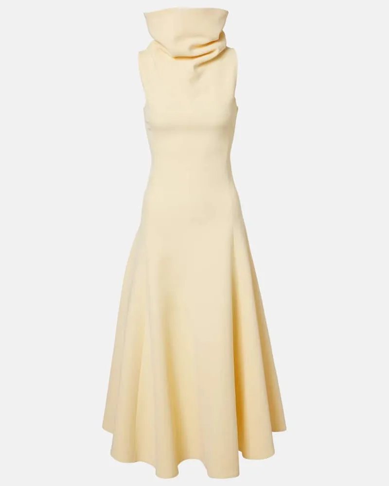 Jacquemus Midikleid Triangle Gelb