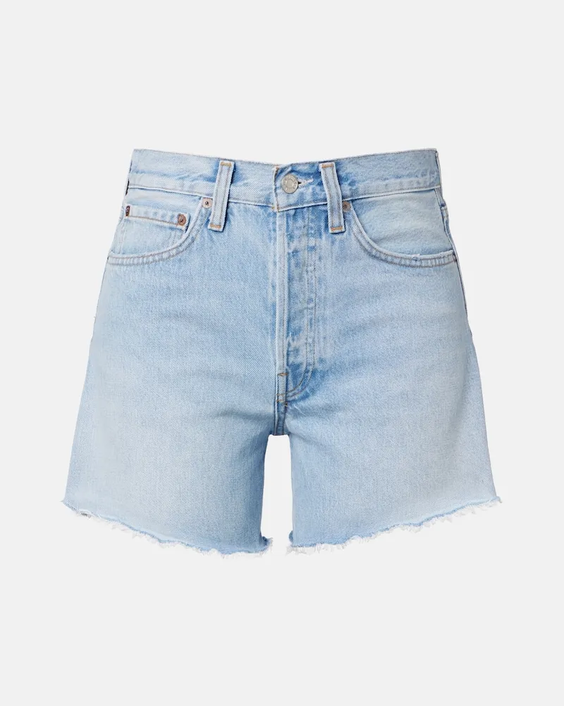 AGOLDE Shorts Parker Long aus Denim Blau