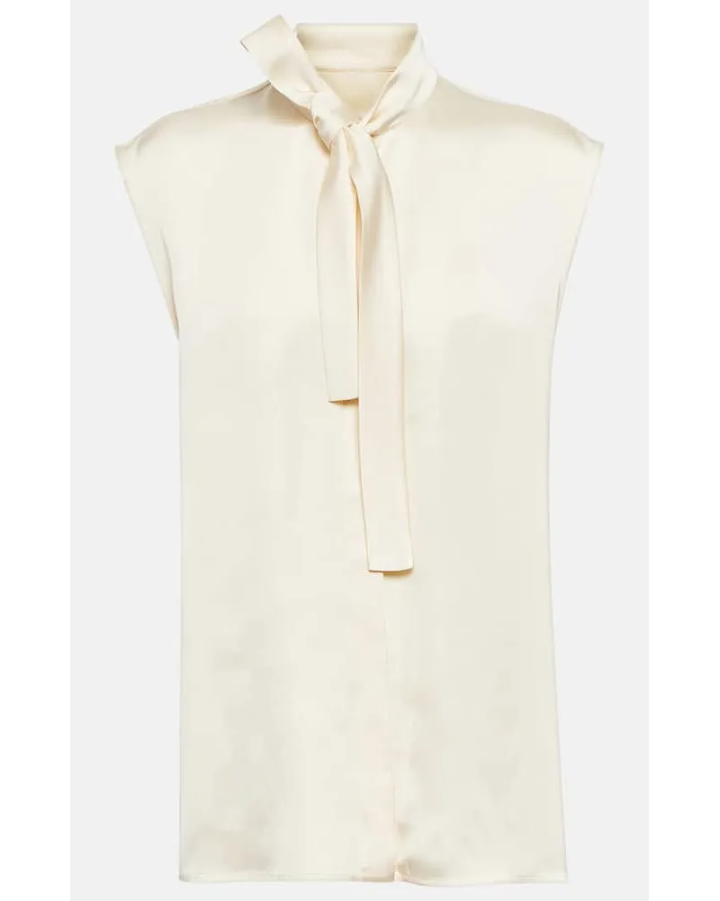 Jil Sander Bluse aus Satin Beige