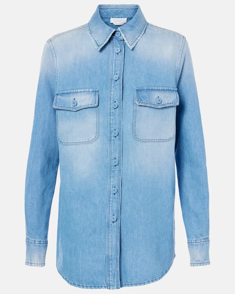 Gabriela Hearst Jeanshemd John Austin Blau