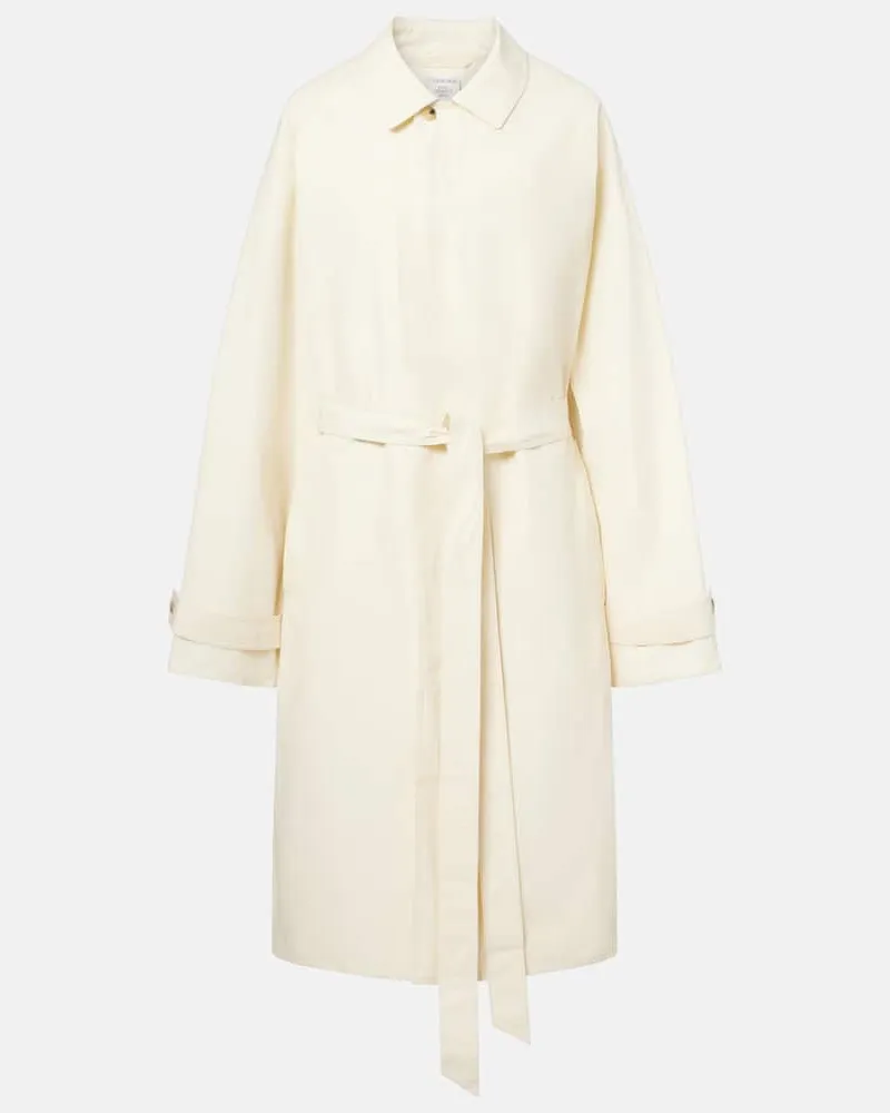 Calvin Klein Trenchcoat Marisol aus einem Baumwollgemisch Weiß