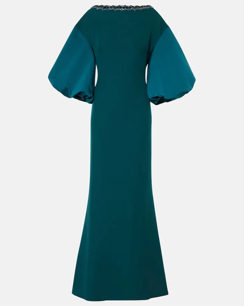 Safiyaa Verzierte Robe Grün