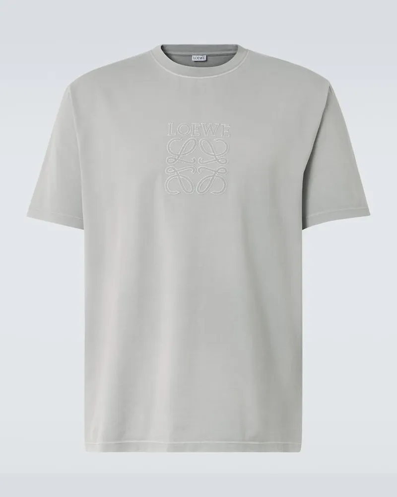 Loewe T-Shirt aus einem Baumwollgemisch Grau
