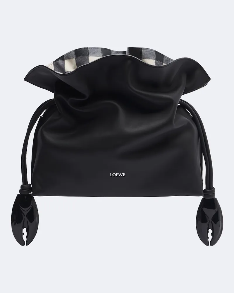Loewe X Cosima von Bonin Clutch Flamenco Medium Schwarz