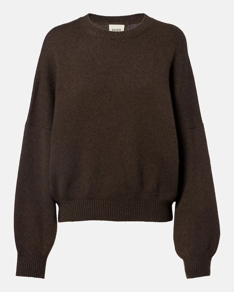 KHAITE Pullover Margaux aus Kaschmir Braun